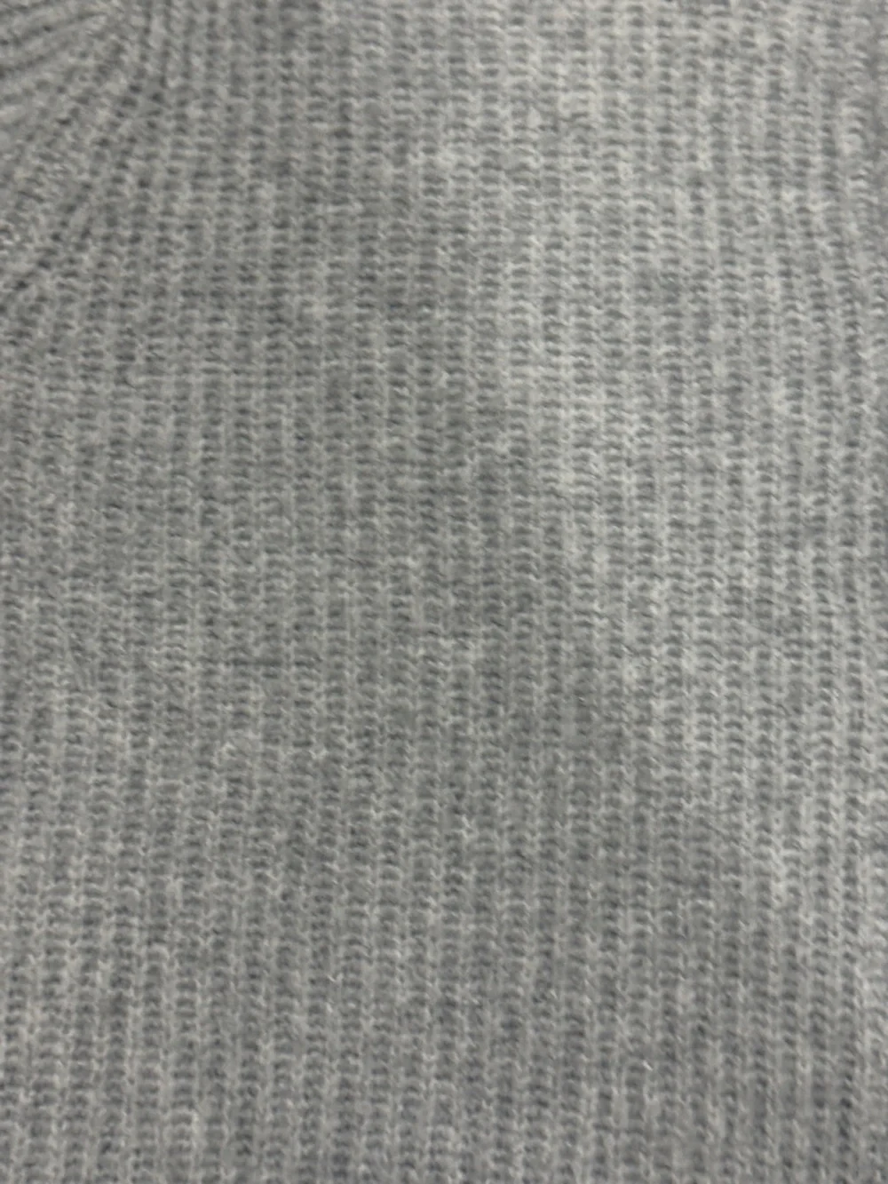 aerie Heather Light Gray Ribbed Button-Up Cardigan - Picture 3 of 5